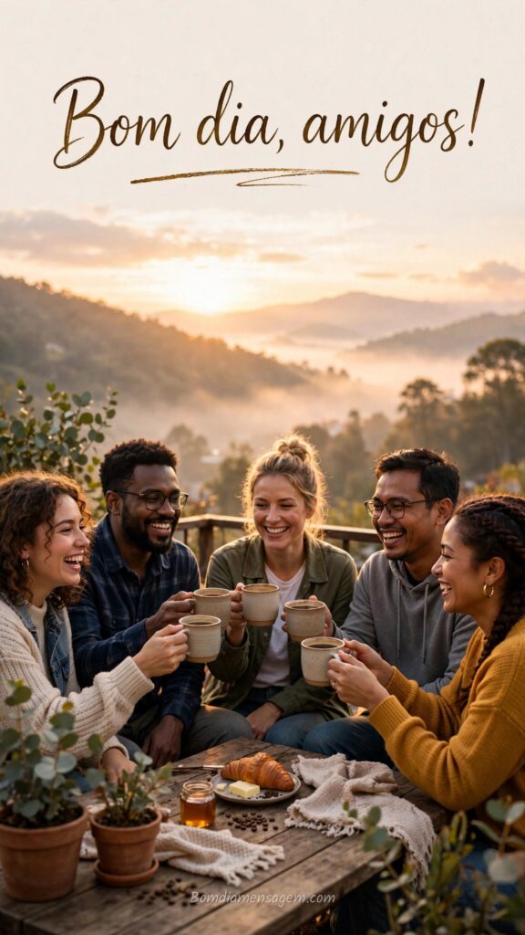 Bom Dia Amigos: 12 Mensagens para Alegrar sua Turma