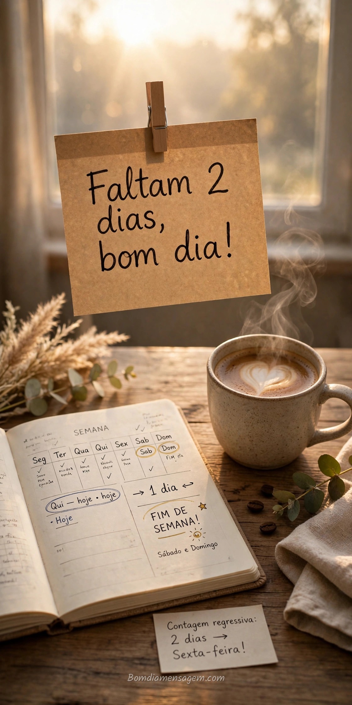 Mensagem de bom dia quarta-feira 4
