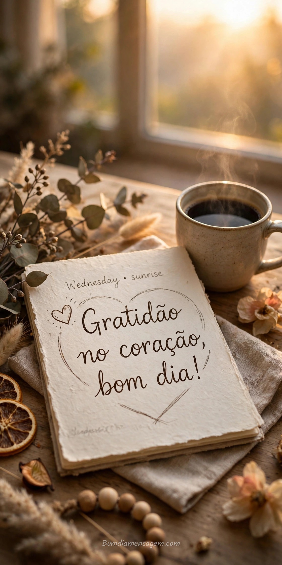 Mensagem de bom dia quarta-feira 10