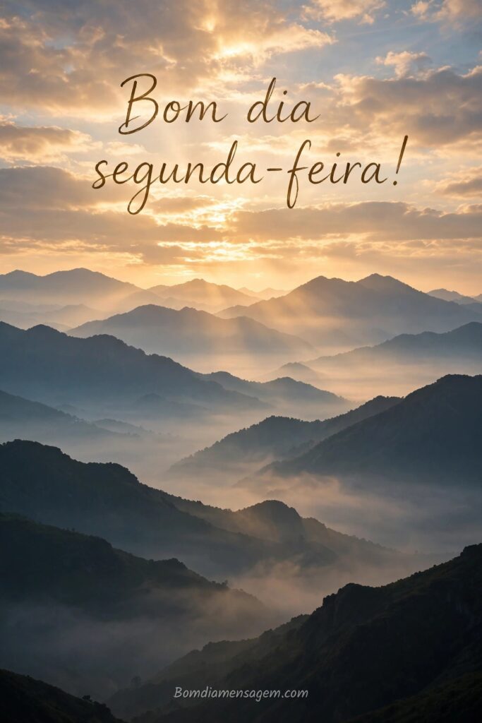 Bom dia segunda feira 01