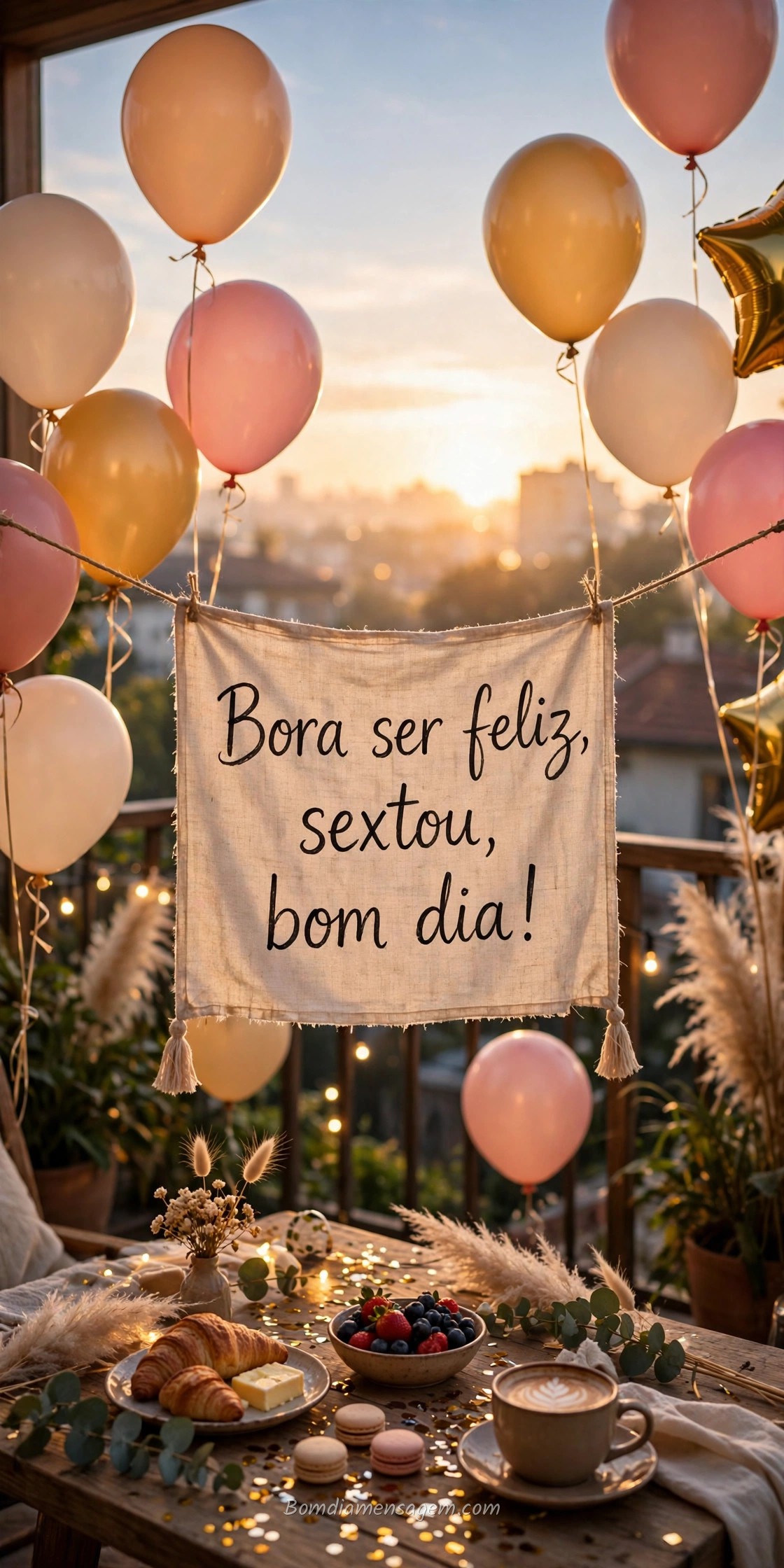 Mensagem de bom dia sexta-feira 8